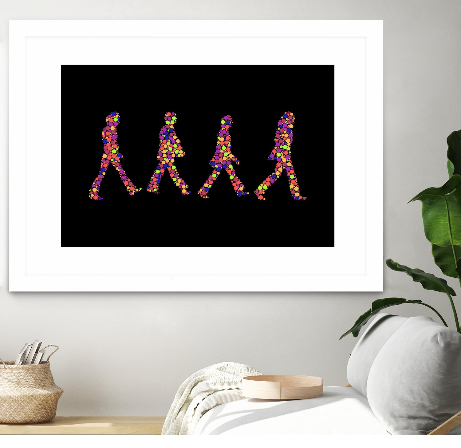 Beatles | Abbey Road | Pop Art by William Cuccio on GIANT ART - black digital painting