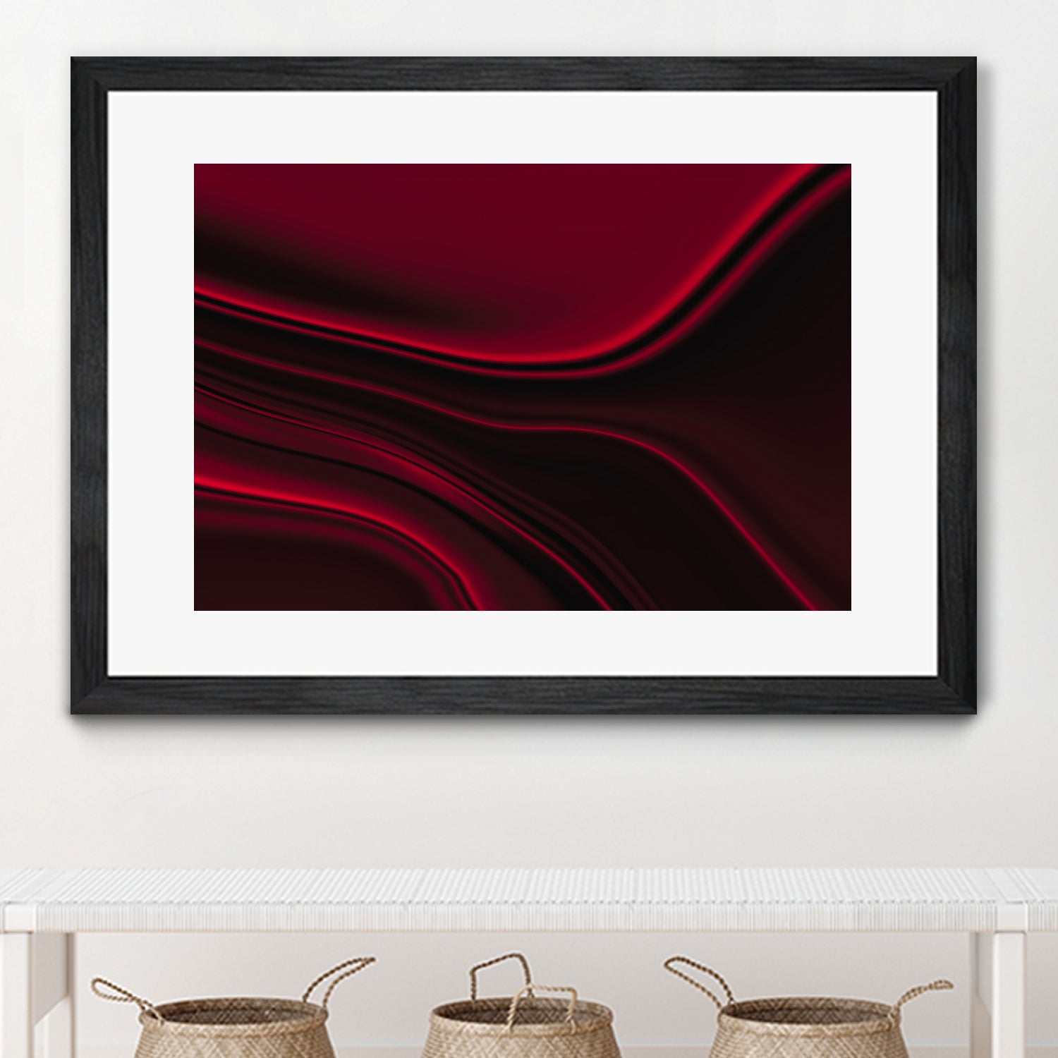 Red Liquid by Ronny Sefria on GIANT ART - black digital painting