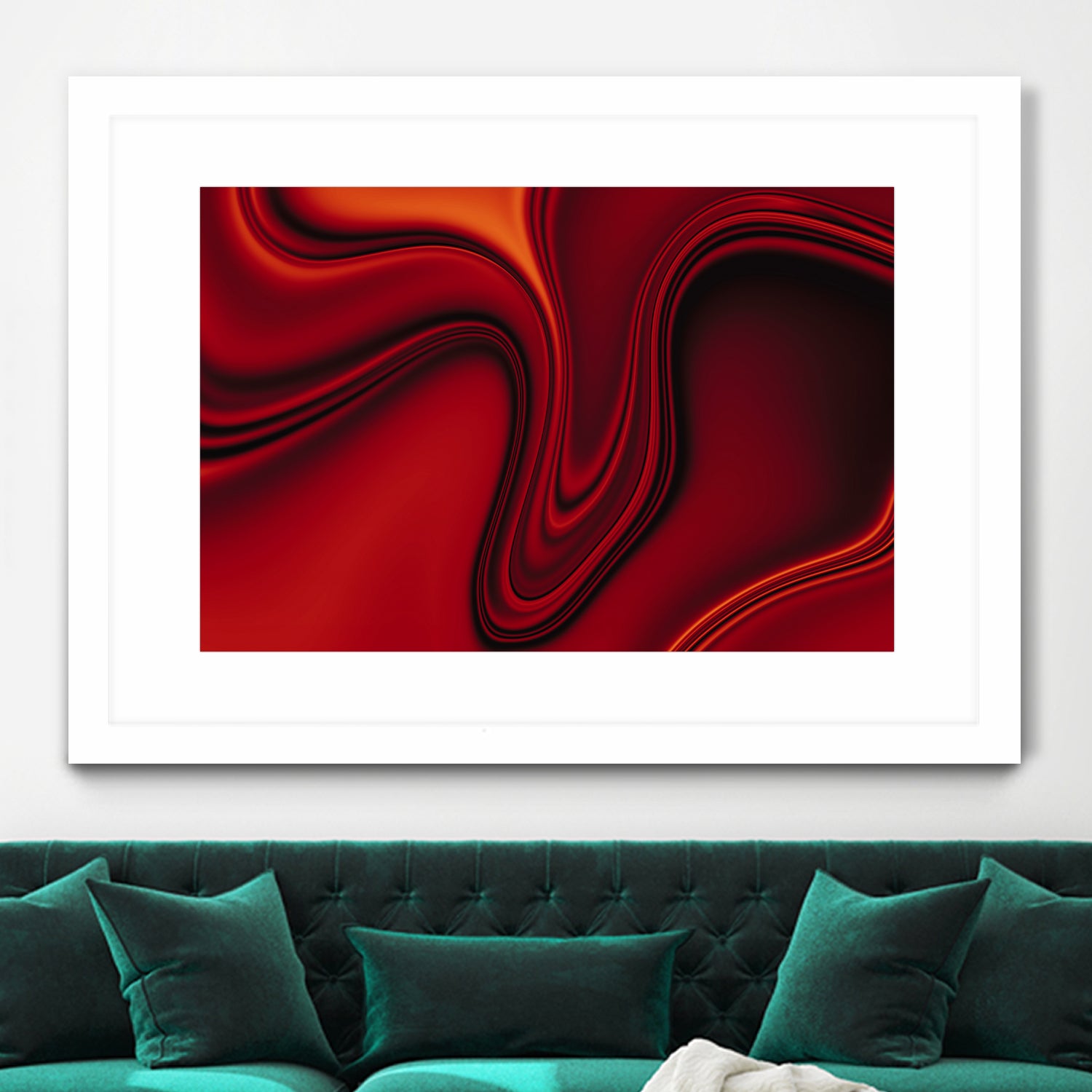 Red Liquid by Ronny Sefria on GIANT ART - black digital painting