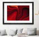 Red Liquid by Ronny Sefria on GIANT ART - black digital painting