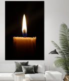 candle light burn by Ronny Sefria on GIANT ART - black photo illustration