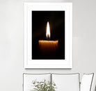 candle light burn by Ronny Sefria on GIANT ART - black photo illustration