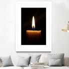 candle light burn by Ronny Sefria on GIANT ART - black photo illustration