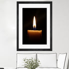 candle light burn by Ronny Sefria on GIANT ART - black photo illustration