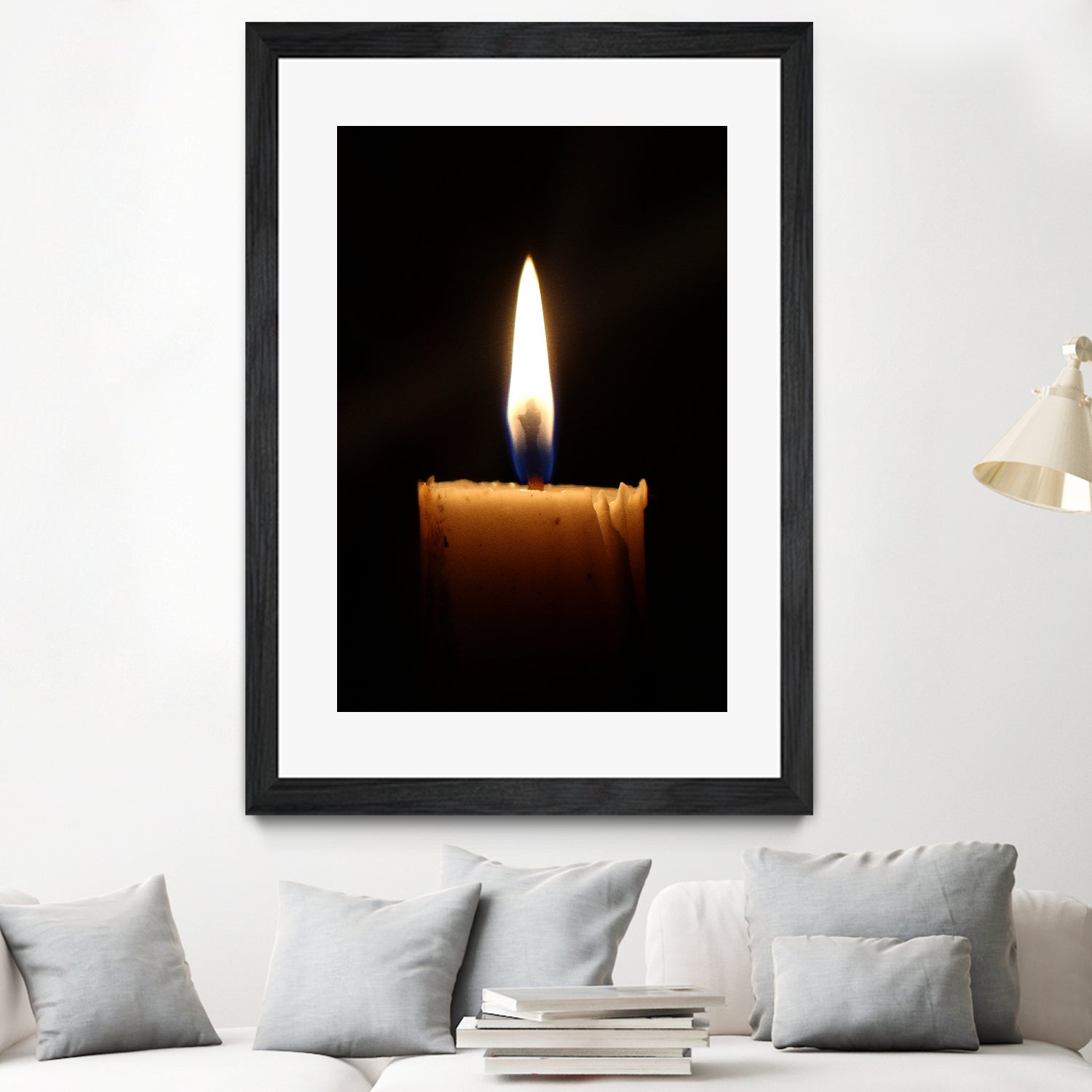 candle light burn by Ronny Sefria on GIANT ART - black photo illustration