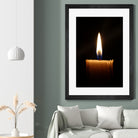 candle light burn by Ronny Sefria on GIANT ART - black photo illustration