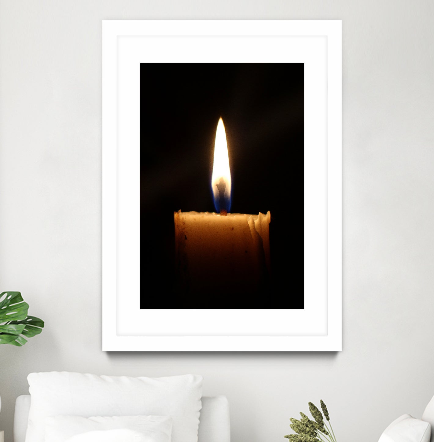 candle light burn by Ronny Sefria on GIANT ART - black photo illustration