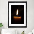 candle light burn by Ronny Sefria on GIANT ART - black photo illustration