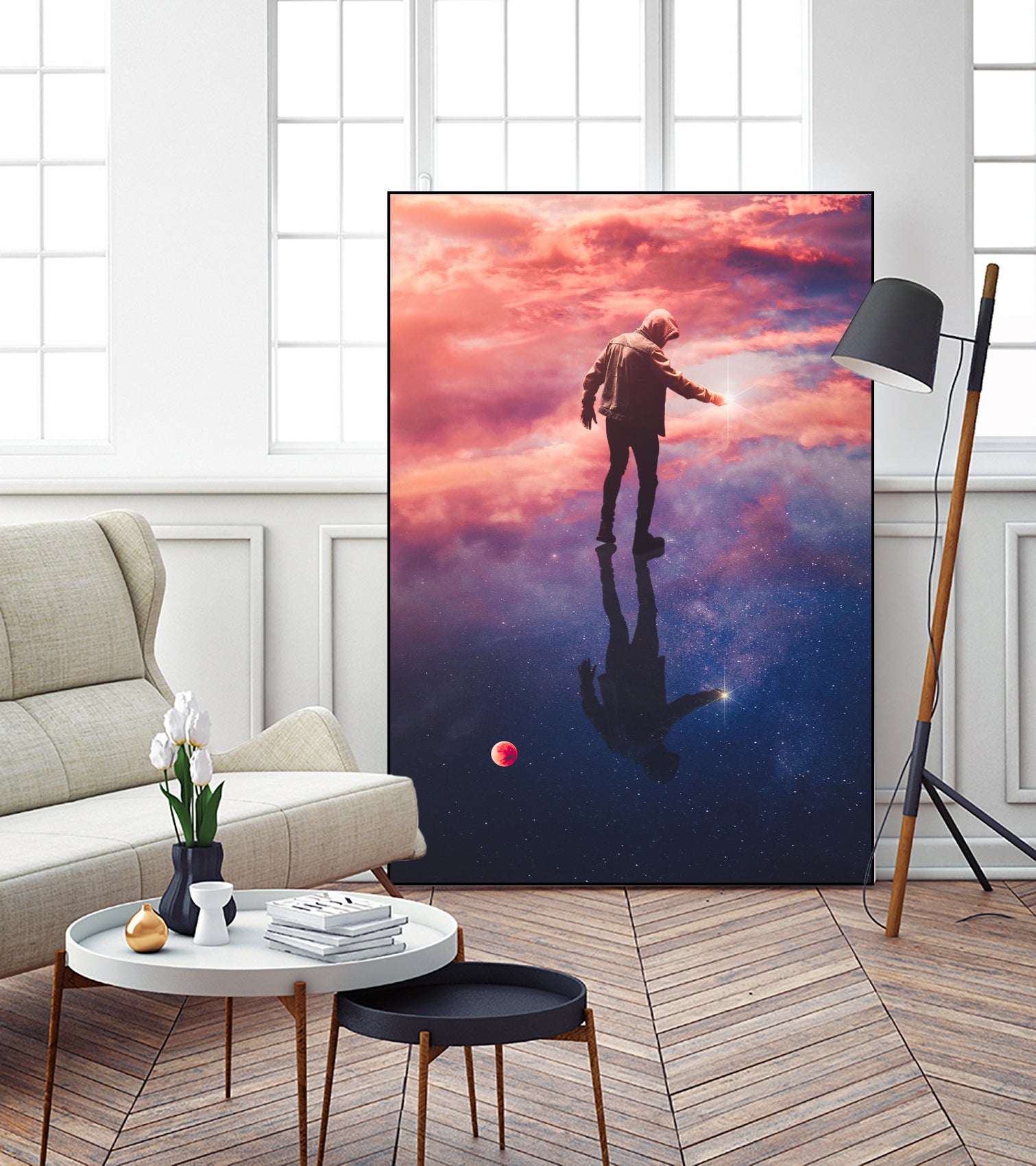 Star Catcher by Annisa Tiara Utami on GIANT ART - fuchsia photo manipulation