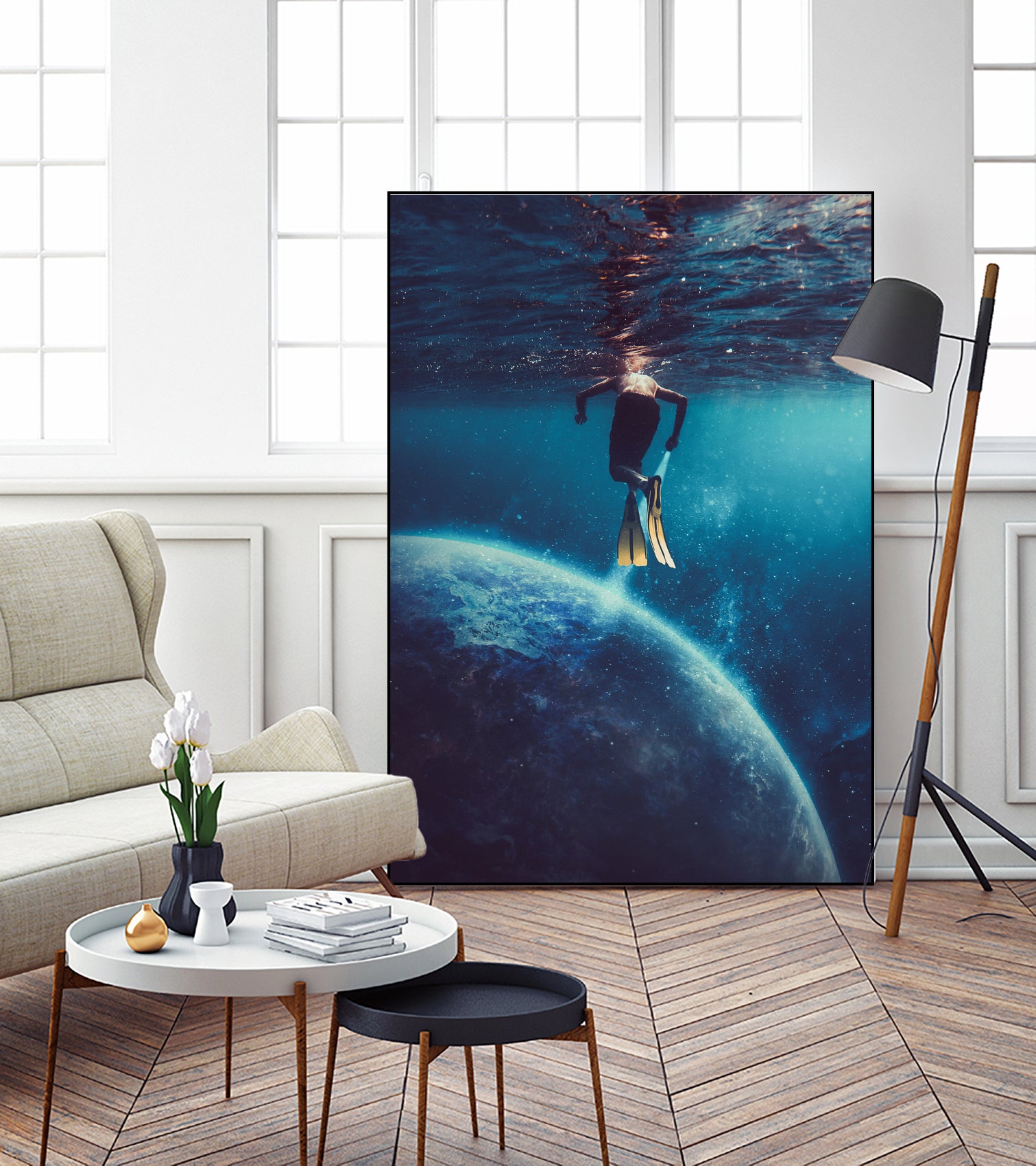 Another World by Annisa Tiara Utami on GIANT ART - blue photo manipulation