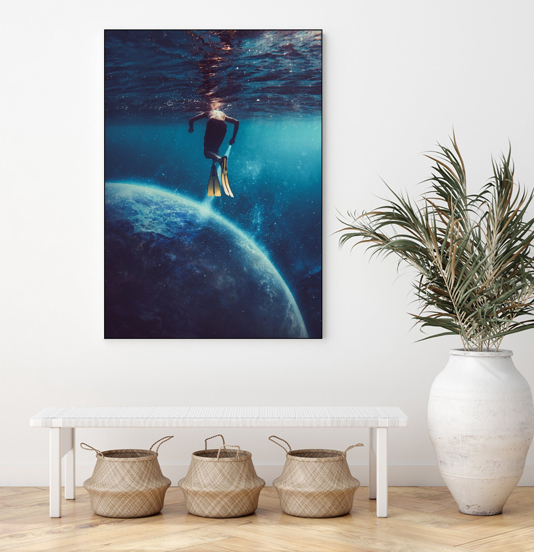 Another World by Annisa Tiara Utami on GIANT ART - blue photo manipulation