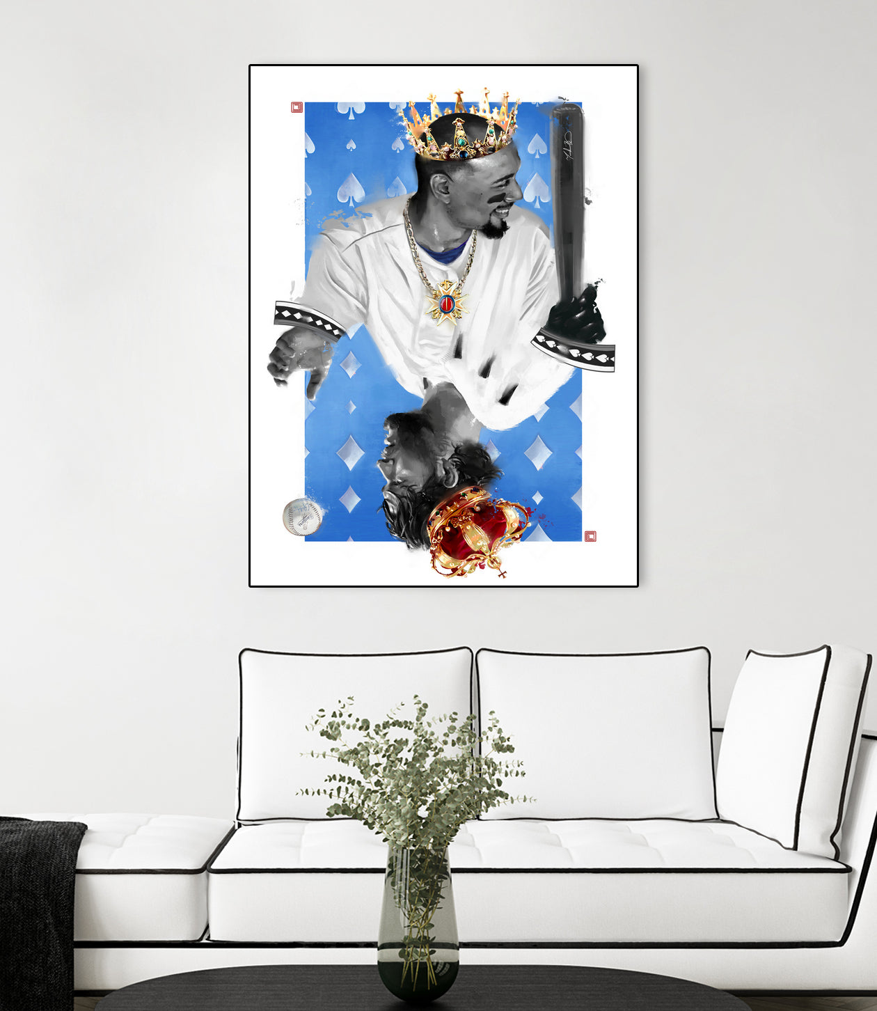 KINGS by Claudia Labarca on GIANT ART - blue digital painting