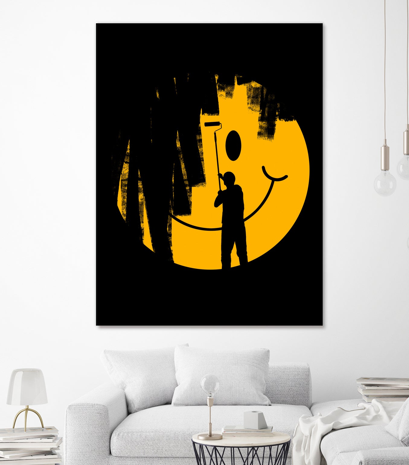 Unhappy by rob dobi on GIANT ART - yellow digital drawing