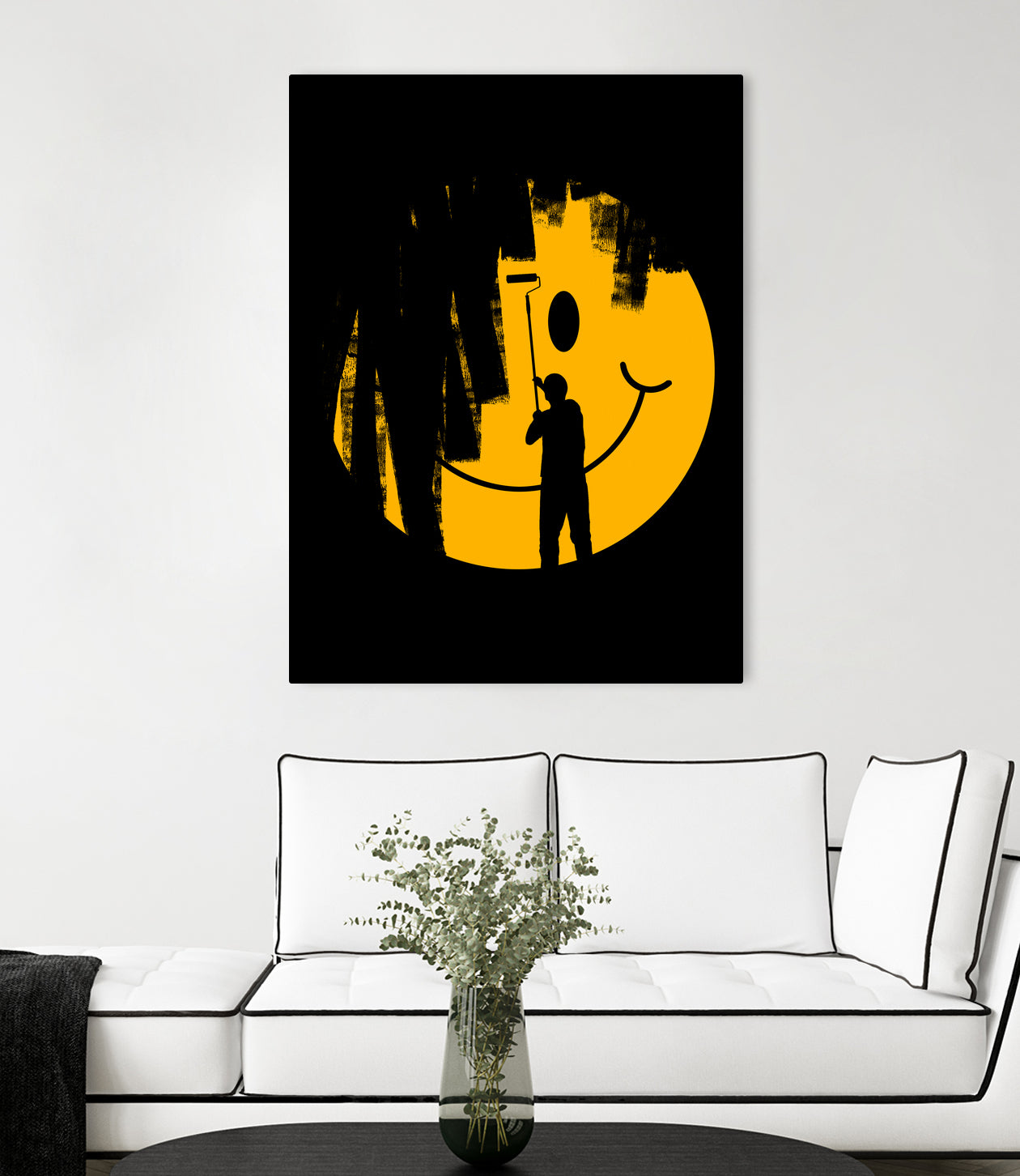 Unhappy by rob dobi on GIANT ART - yellow digital drawing