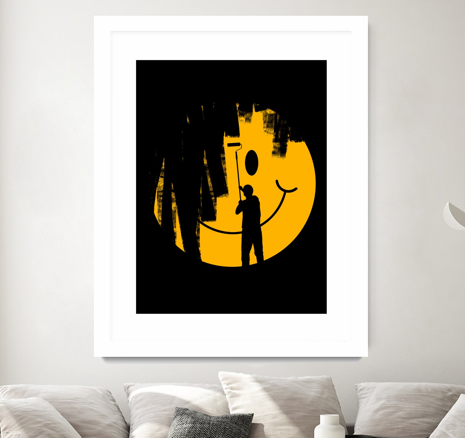 Unhappy by rob dobi on GIANT ART - yellow digital drawing