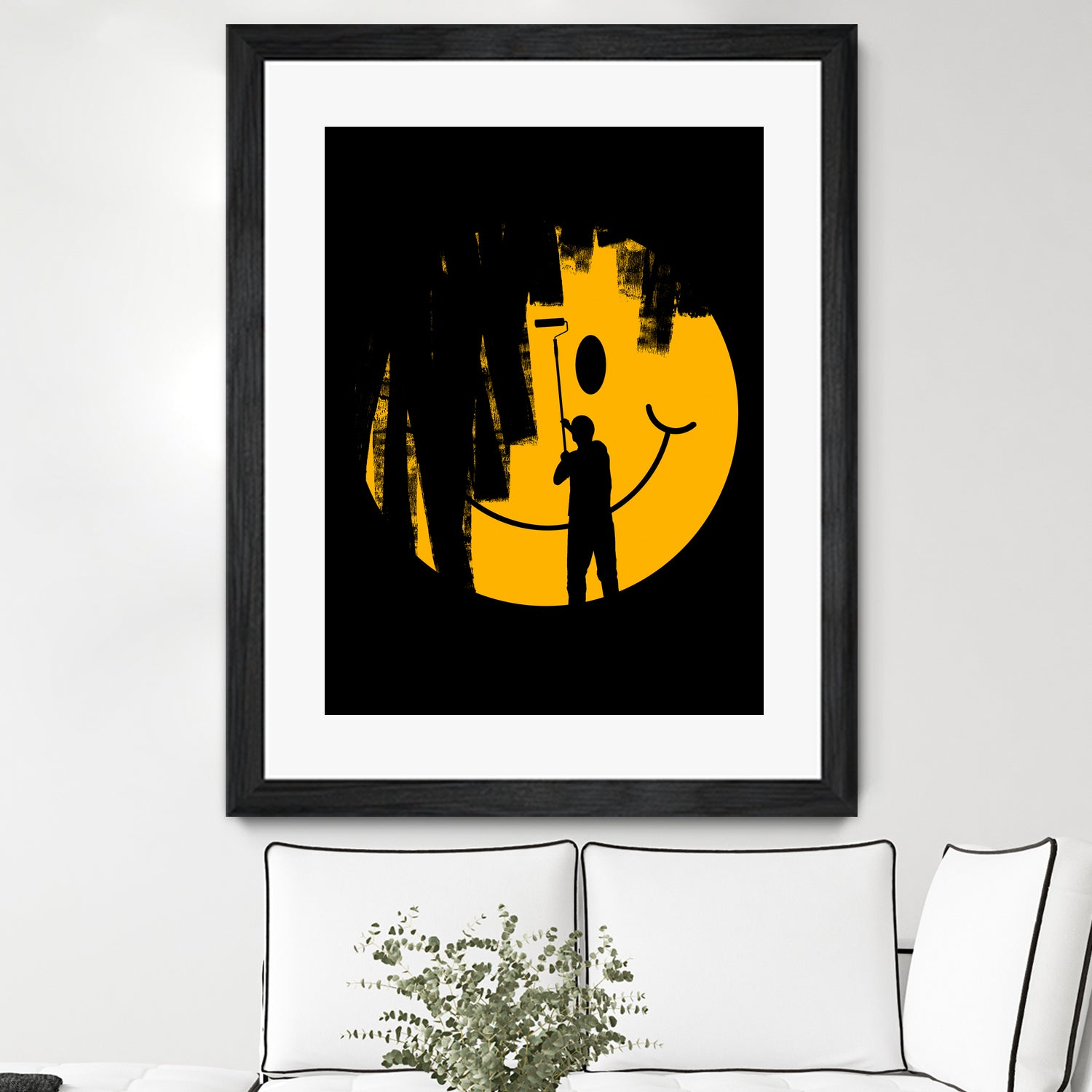 Unhappy by rob dobi on GIANT ART - yellow digital drawing