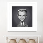 James Cagney by Rob Snow on GIANT ART - gray digital painting