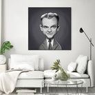 James Cagney by Rob Snow on GIANT ART - gray digital painting