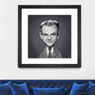 James Cagney by Rob Snow on GIANT ART - gray digital painting