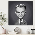 James Cagney by Rob Snow on GIANT ART - gray digital painting