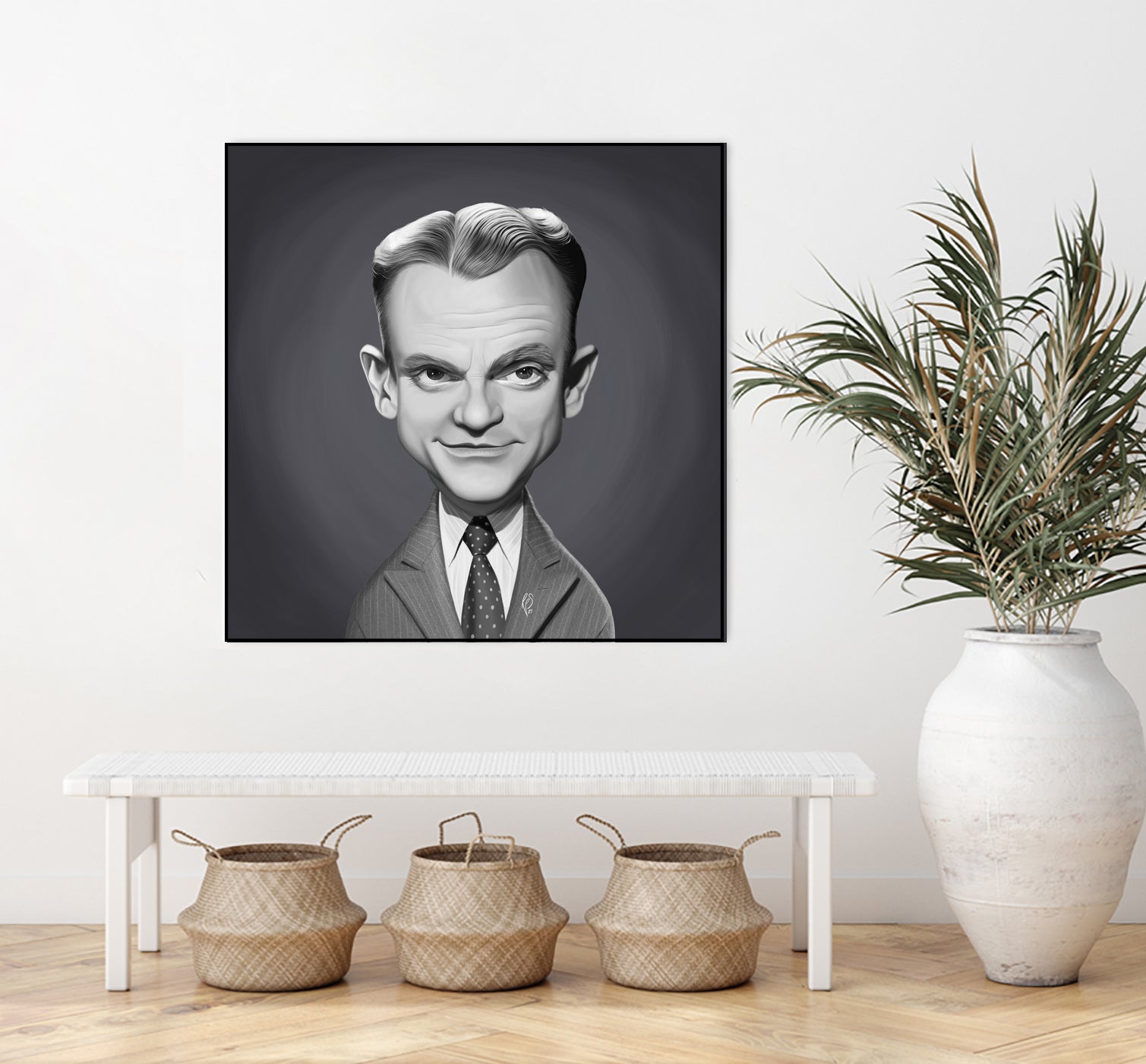 James Cagney by Rob Snow on GIANT ART - gray digital painting