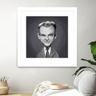 James Cagney by Rob Snow on GIANT ART - gray digital painting