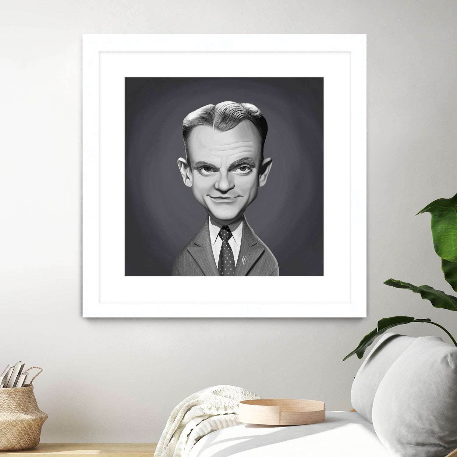 James Cagney by Rob Snow on GIANT ART - gray digital painting