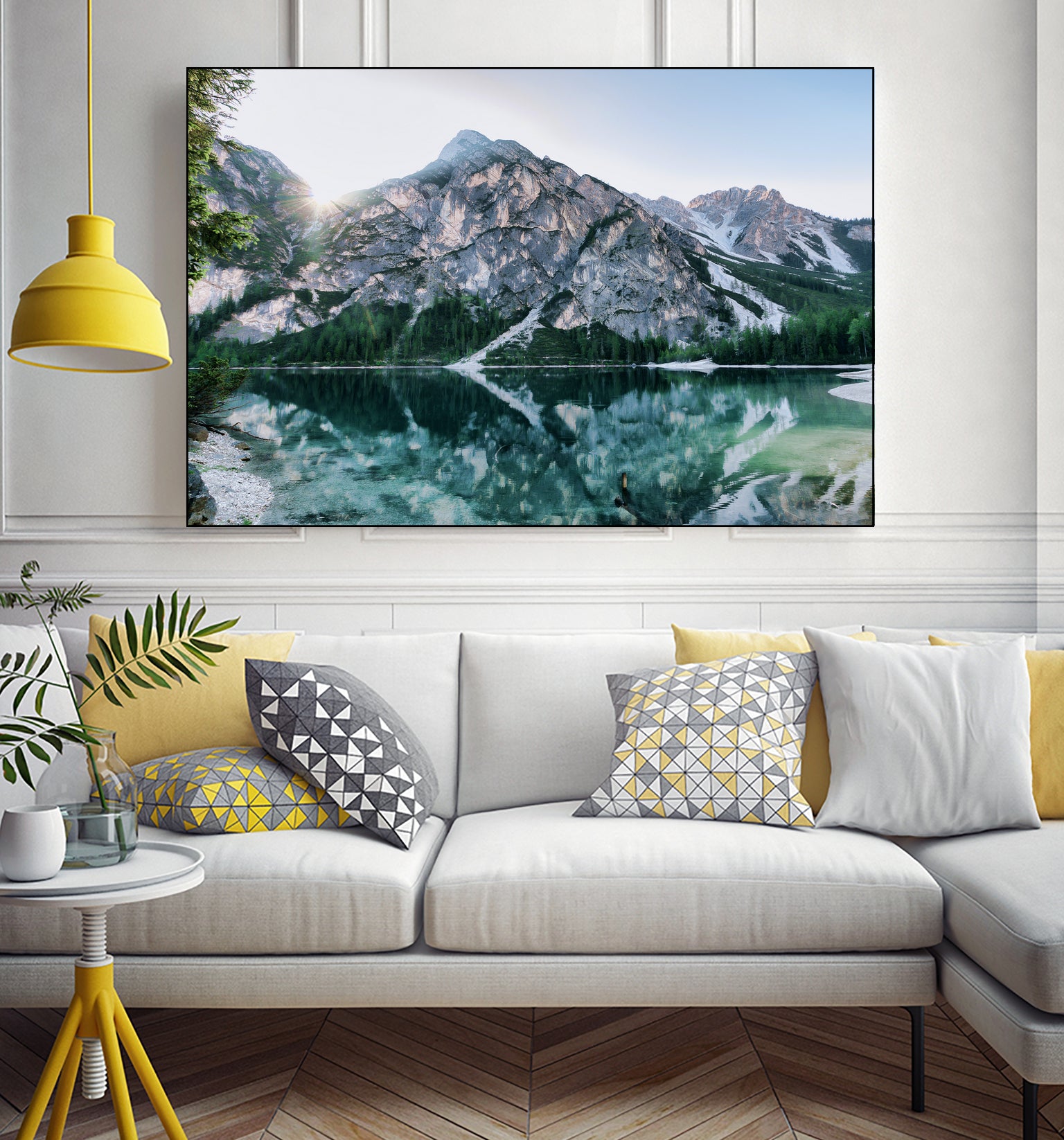 Scenic View of the Mountains by Mohd Azhari Enuar on GIANT ART - blue photo manipulation