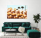 Urban Lights at LACMA art museum, Los Angeles by sutee monchitnukul on GIANT ART - orange photo manipulation
