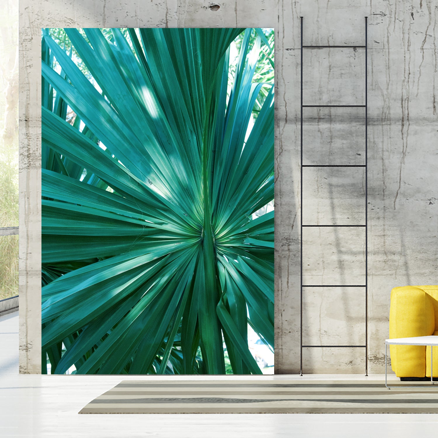 Tropical Fan Palm Finesse #1 #tropical #wall #decor #art by Anita & Bella Jantz on GIANT ART - green photo manipulation