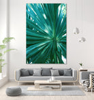 Tropical Fan Palm Finesse #1 #tropical #wall #decor #art by Anita & Bella Jantz on GIANT ART - green photo manipulation