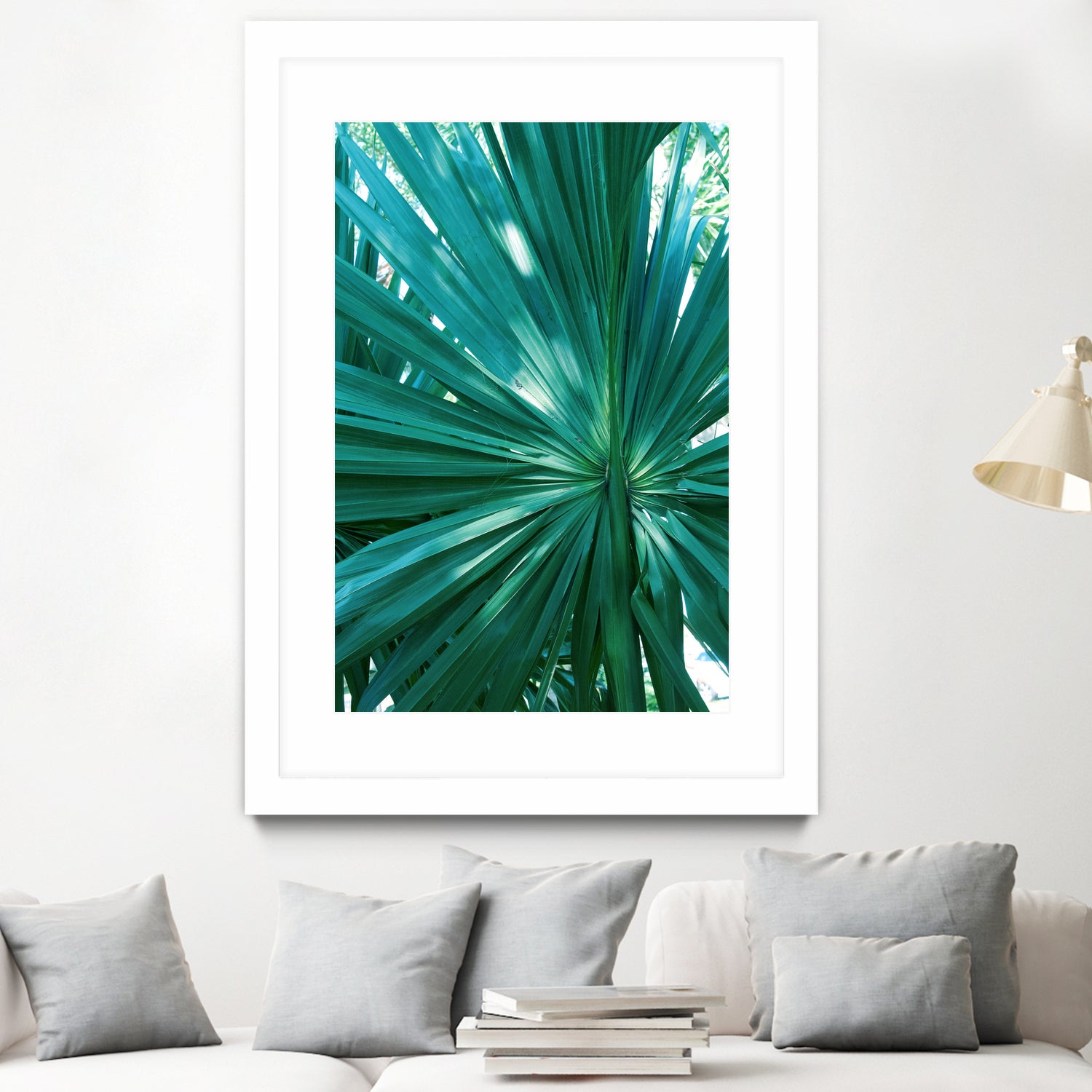 Tropical Fan Palm Finesse #1 #tropical #wall #decor #art by Anita & Bella Jantz on GIANT ART - green photo manipulation