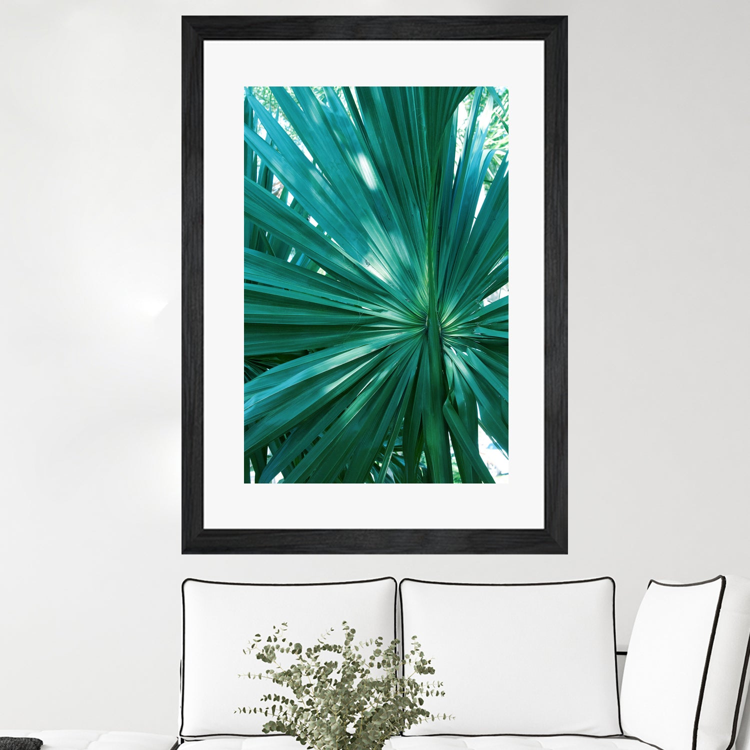 Tropical Fan Palm Finesse #1 #tropical #wall #decor #art by Anita & Bella Jantz on GIANT ART - green photo manipulation