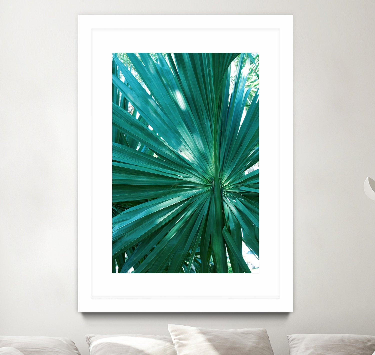 Tropical Fan Palm Finesse #1 #tropical #wall #decor #art by Anita & Bella Jantz on GIANT ART - green photo manipulation