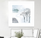 More Snow to Come by Nic Squirrell on GIANT ART - white digital painting