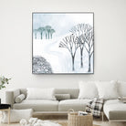 More Snow to Come by Nic Squirrell on GIANT ART - white digital painting