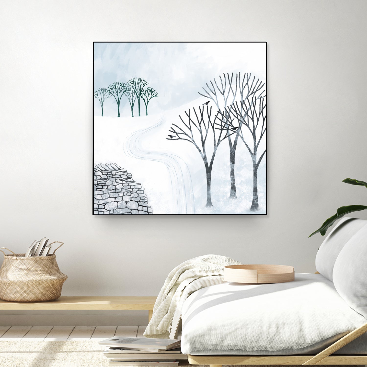 More Snow to Come by Nic Squirrell on GIANT ART - white digital painting