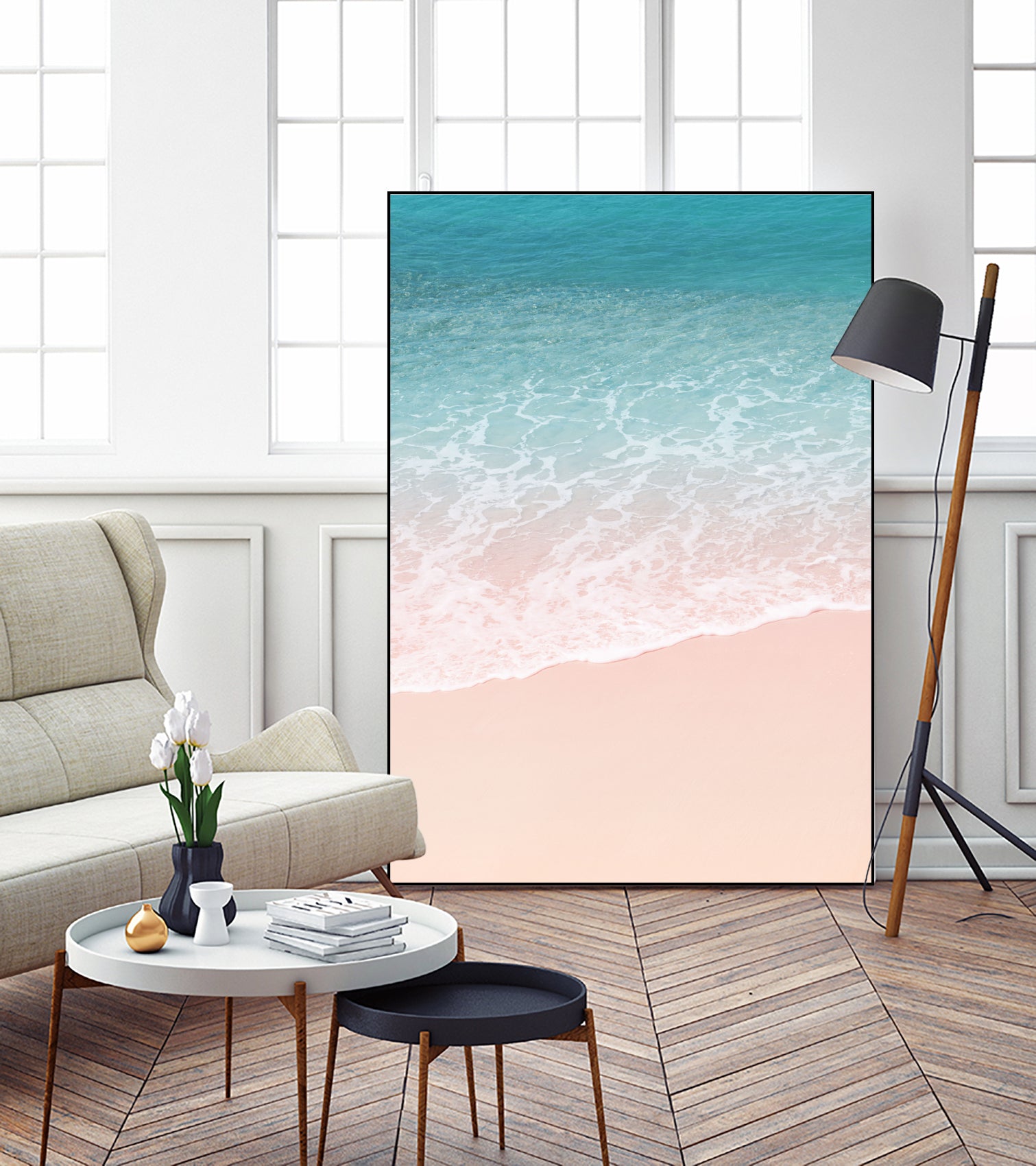 Caribbean Ocean Bliss #1 #tropical #wall #decor #art by Anita & Bella Jantz on GIANT ART - orange photo manipulation