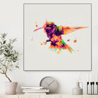 android hummingbird 2021 by Alexander Knispel on GIANT ART - orange character design