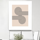 Mid century Modern Geometric by Akshay Mahatme on GIANT ART - black digital drawing