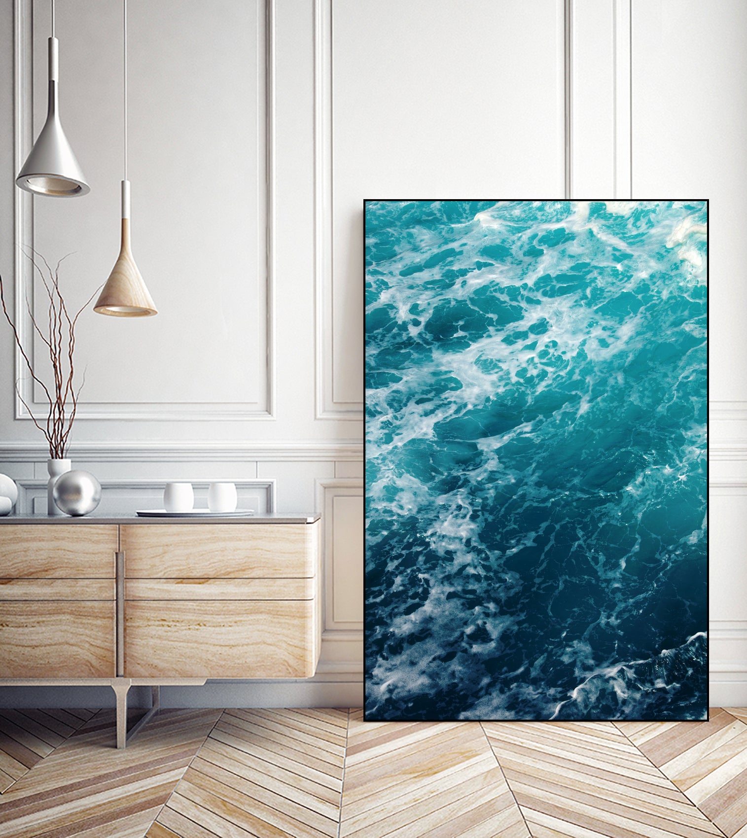 Sea Waves Dream #2 #ocean #wall #decor #art by Anita & Bella Jantz on GIANT ART - blue photo manipulation