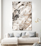 Abstract Marble Glam #4 #painting #wall #decor #art by Anita & Bella Jantz on GIANT ART - brown digital painting