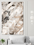 Abstract Marble Glam #4 #painting #wall #decor #art by Anita & Bella Jantz on GIANT ART - brown digital painting