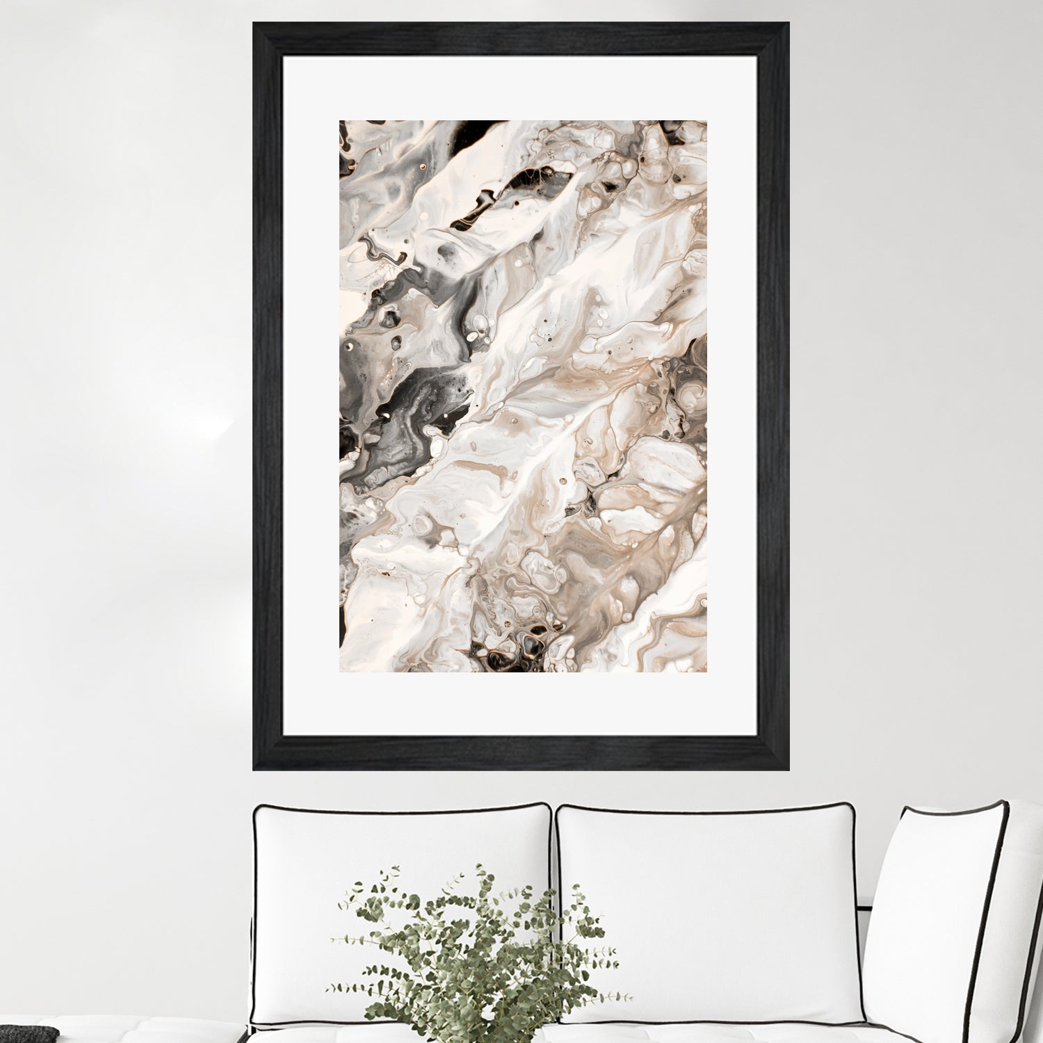 Abstract Marble Glam #4 #painting #wall #decor #art by Anita & Bella Jantz on GIANT ART - brown digital painting