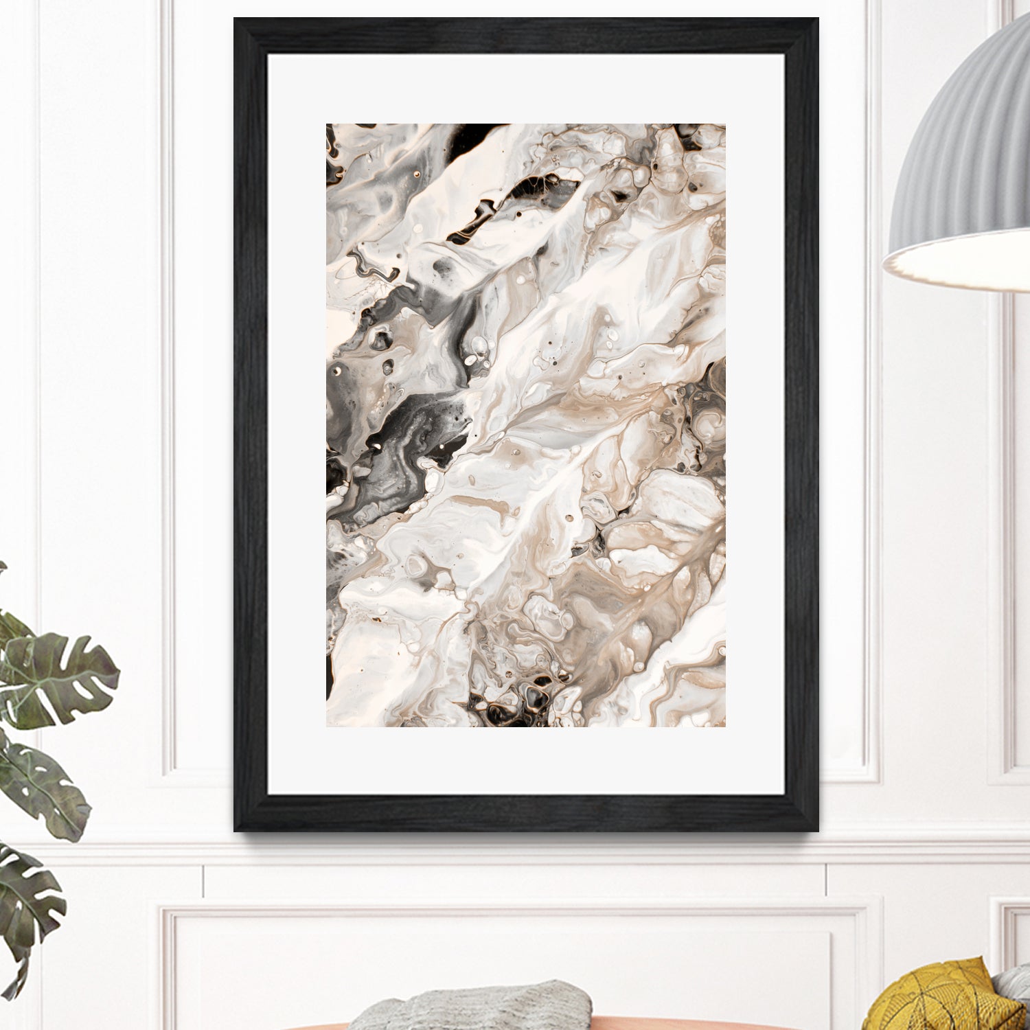 Abstract Marble Glam #4 #painting #wall #decor #art by Anita & Bella Jantz on GIANT ART - brown digital painting