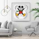 Snow Mickey by Florent Bodart on GIANT ART - digital painting