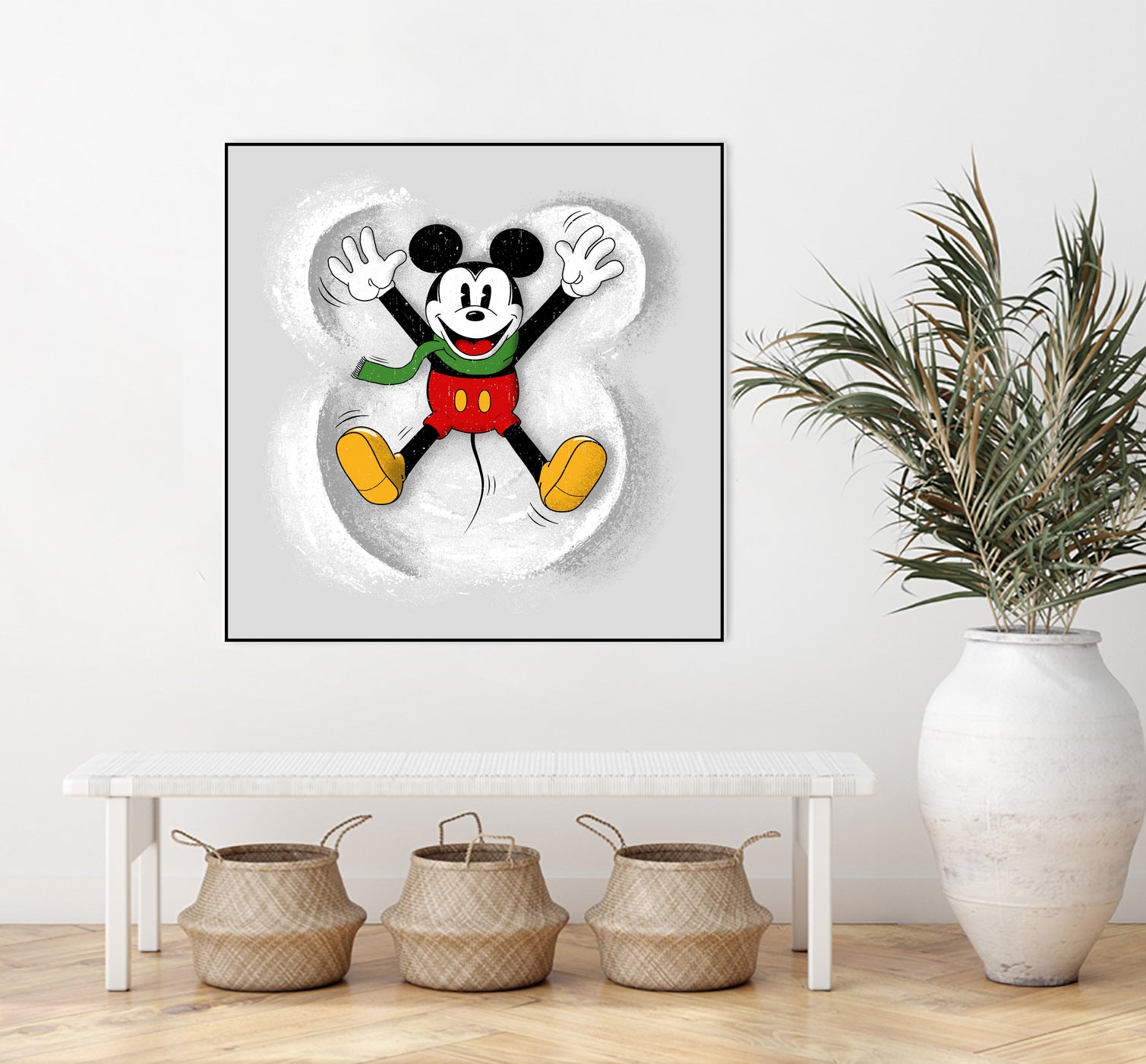 Snow Mickey by Florent Bodart on GIANT ART - digital painting