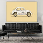 Famous Car #4 - VW Beetle by Florent Bodart on GIANT ART - digital drawing