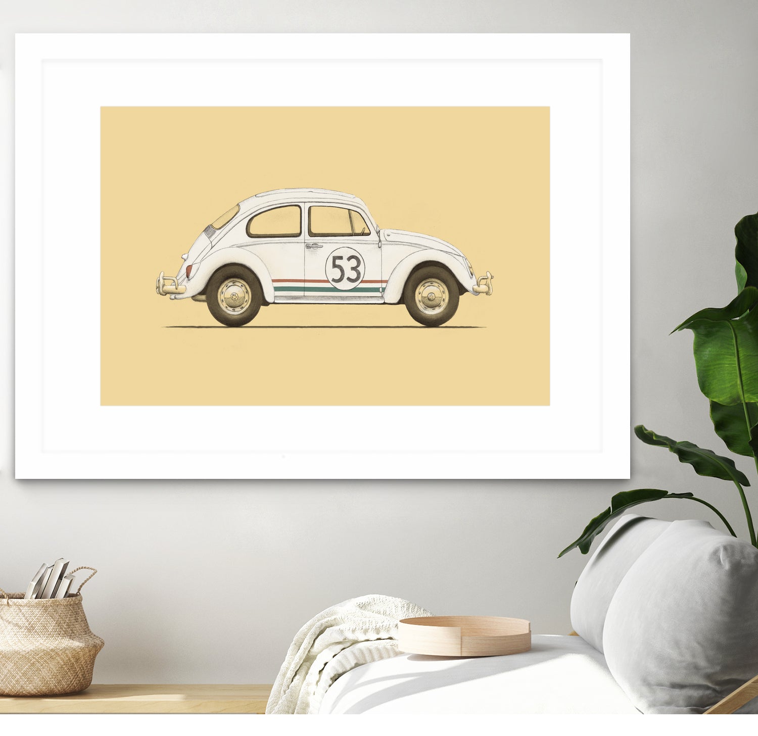 Famous Car #4 - VW Beetle by Florent Bodart on GIANT ART - digital drawing