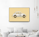 Famous Car #4 - VW Beetle by Florent Bodart on GIANT ART - digital drawing